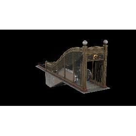 3D Subway Entrance model